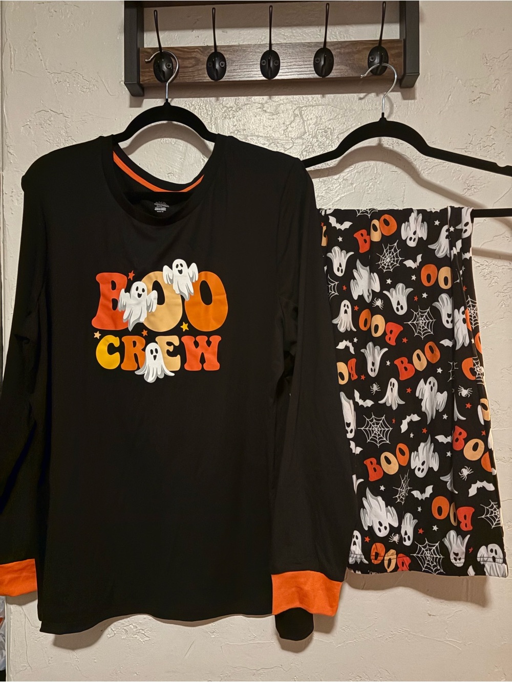 Halloween Boo Crew Ghost Pajama Set 🎃👻 Size XL